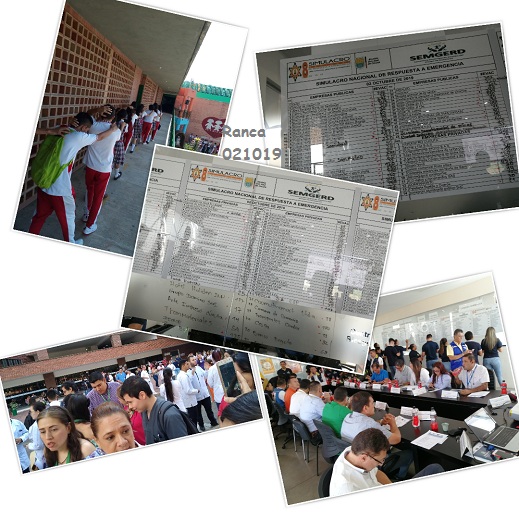 Simulacro de emergencia por sismo en Cúcuta