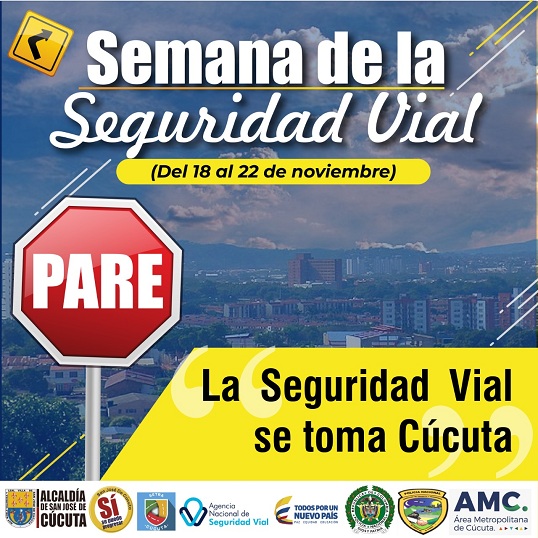 Intensa campaña de seguridad vial en Cúcuta la próxima semana