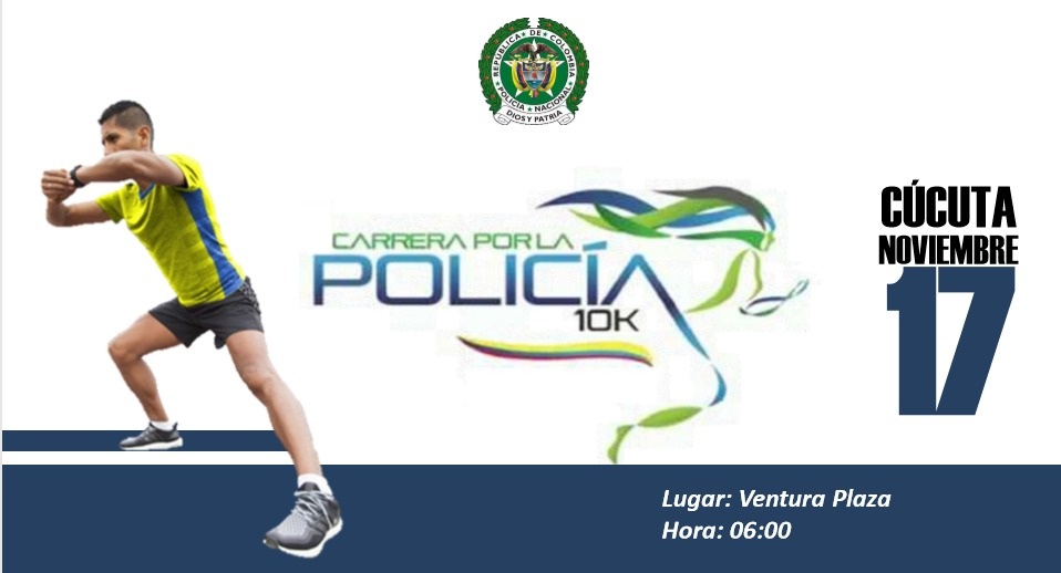 Cierre de vías en Cúcuta para carreras 5K y 10K de la Policía 