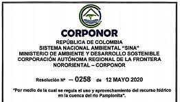 Medidas emergentes por bajo caudal del río Pamplonita en Cúcuta