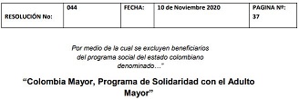 Retiran en Cúcuta  a 594 adultos mayores por no cobrar subsidios
