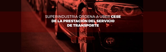 Ordenan cesar actividades de Uber en Colombia