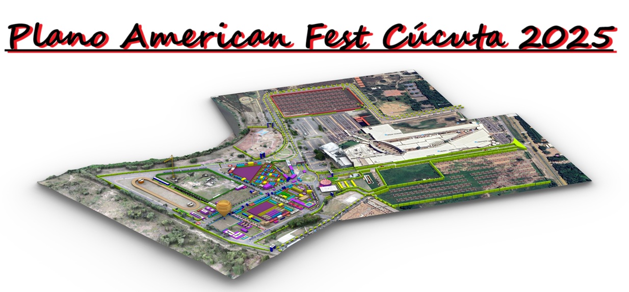 Plano American Fest Cúcuta 2025 en perspectiva