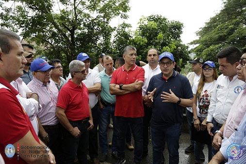 Compromisos de protección al río Zulia en Norte de Santander encabeza Gobernorte 280120GoberNorteRioZulia
