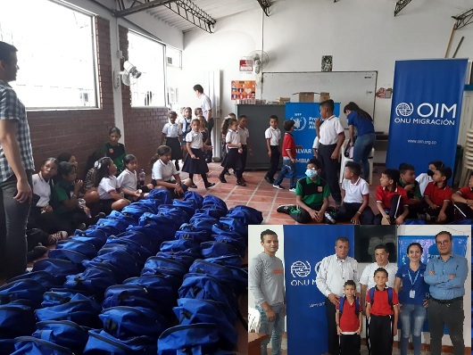 Entregados 1200 kits a escolares de instituciones educativas en Cúcuta 100320KitsEscolares
