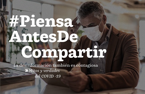 Cuidados al compartir información del Covid19 120320PensarCompartir