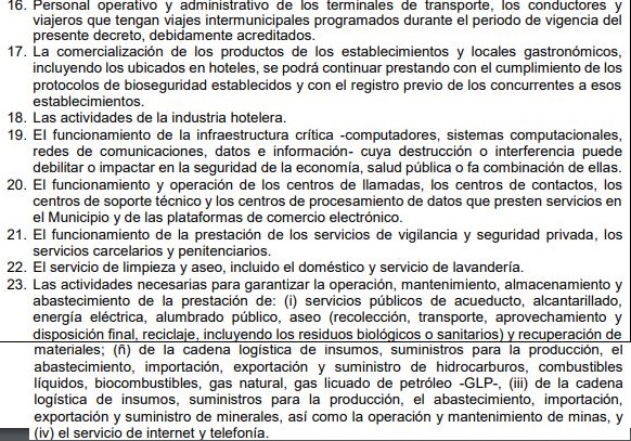 Amplían medidas para controlar aumentos del Covid en Cúcuta 151220excepciones16a23