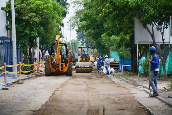 Continúan obras de alcantarillado en Canal Bogotá 010521obrascanalbogota1